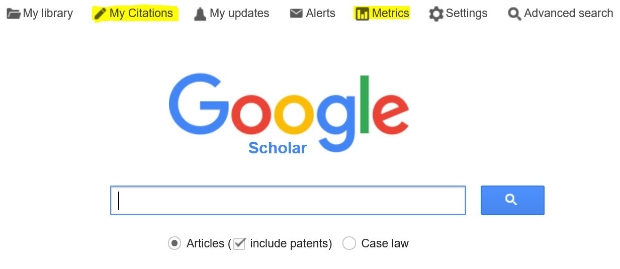 Scholar gogle Google Scholar: